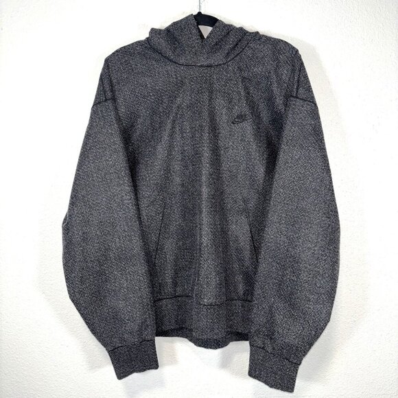 Nike Tech Pack Thermal Fit Women's M Gray Pullover Forward Hoodie Sporty Casual - Picture 1 of 11